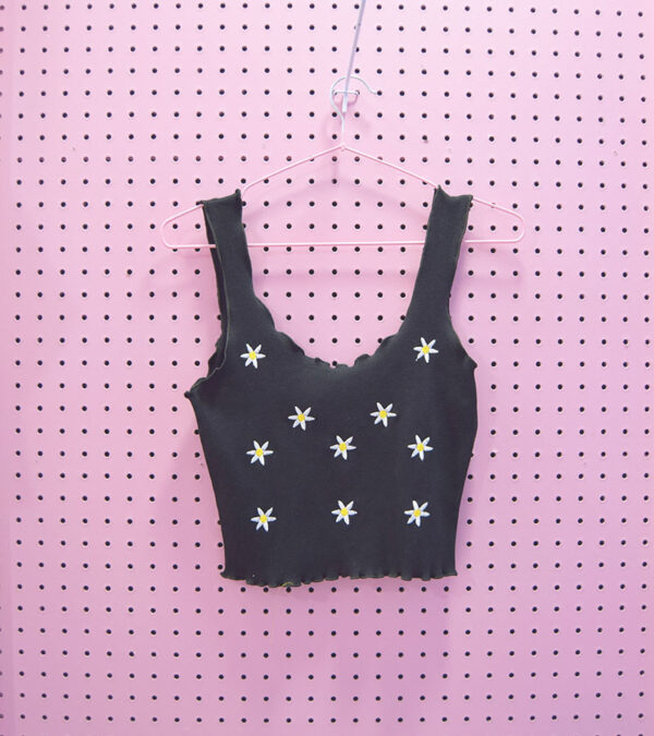 Blusa Flores bordadas