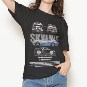 playera negra skyline