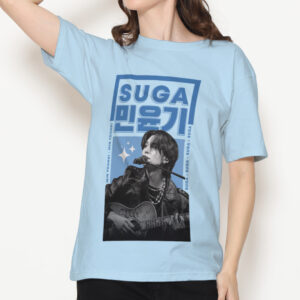 Playera azul pastel suga